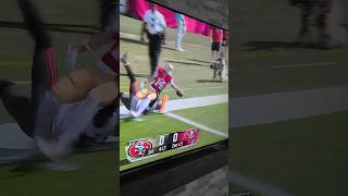 San Francisco Forty Niners Ricky Pearsall first NFL touchdown [upl. by Rybma]