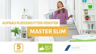 Fliegengitter Fenster Slim MontageVideo [upl. by Namra]