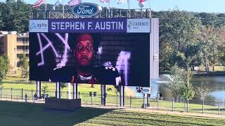 SFA FOOTBALL SFA VS ACU 112324 INTRO [upl. by Lyndy]