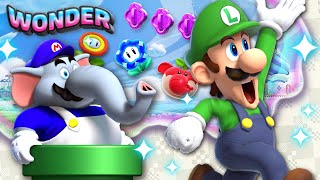 Luigi amp SMG4 Play SUPER MARIO BROS WONDER [upl. by Wixted]