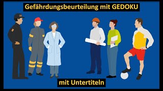 Die Gefährdungsbeurteilung mit GEDOKU durchführen – Video mit Untertitel  VBG [upl. by Egor464]