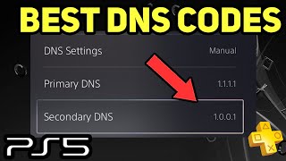 PS5 BEST DNS CODES 2024 [upl. by Fielding]