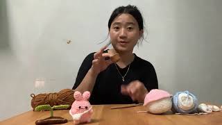 My Knitting Class Learn to Knit a COW with Yellow Wool Part 6 [upl. by Jennee]