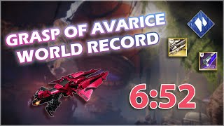 Grasp Of Avarice Speedrun WR in 652 [upl. by Nuajed]