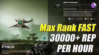 Destiny 2 Fastest Throne World Reputation Farm 30k Rep Per Hour Fynch [upl. by Leodora]