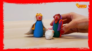 DIY Nativity scene with Jovi modelling clay  Plastilina [upl. by Viv]