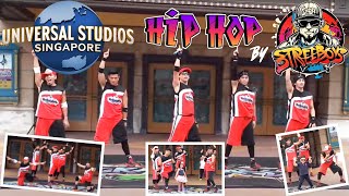 Universal Studios Singapore USS  Hip Hop dance show by Streetboys [upl. by Trella]