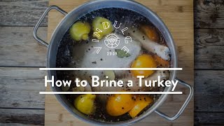 How to Brine  The Best Turkey Brine Recipe [upl. by Yaner]