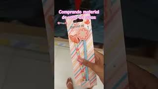 Comprando material escolar vlog [upl. by Nirehs]