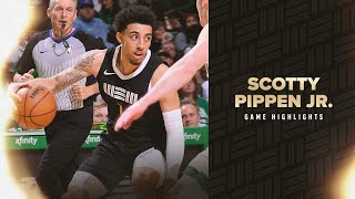 Scotty Pippen Jr Highlights  Memphis Grizzlies vs Boston Celtics [upl. by Packer]