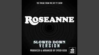 Roseanne Main Theme quotRoseannequot Slowed Down Version [upl. by Iviv]