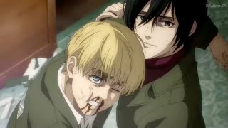 Эрен избивает Армина  Eren beats up Armin 22 Attack on Titan [upl. by Kcinnay]