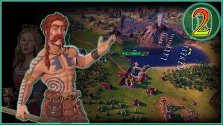 Civilization VI Gaul EP2 Reclaiming Dwarven Strongholds And it doesnt go Unnoticed [upl. by Notseh]