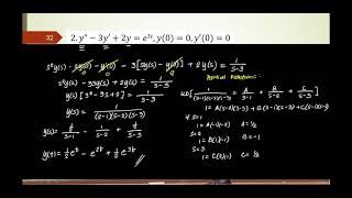 Laplace Transforms of Derivatives Lecture 62 B  Differential Equations [upl. by Dalton534]