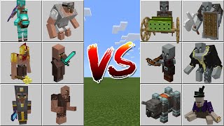 All Villagers vs All Illagers [upl. by Cartan]