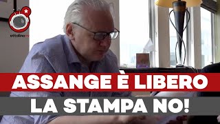 ASSANGE è LIBERO la nostra informazione NO [upl. by Ecirehs]