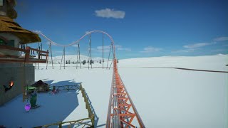 OnRide POV quotSnowPiercequot v2  Planet Coaster [upl. by Eidahs651]