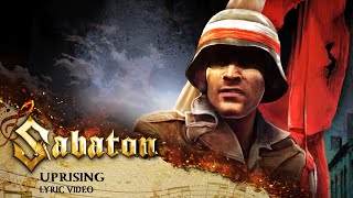 SABATON  Uprising Official Lyric Video [upl. by Mercola772]