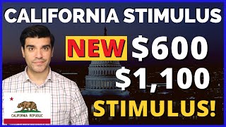 California 600 Stimulus Check Update New 2nd 600 1100 Golden State Stimulus Check Who Eligible [upl. by Landy]