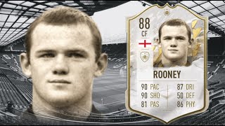 FIFA 22 WAYNE ROONEY 88 ICON PLAYER REVIEW I FIFA 22 ULTIMATE TEAM [upl. by Steck]