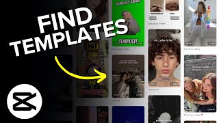How to Find Templates in CapCut PC [upl. by Sokcin]