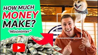 How Much Money MINIMINTER Make Youtube 🤑 monetizedyoutubechannel [upl. by Eineeuq]