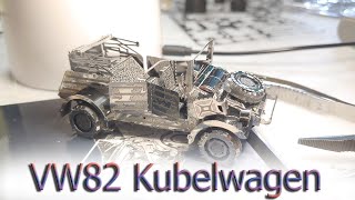 VW82 Kubelwagen 3D Metal Model building [upl. by Eey145]