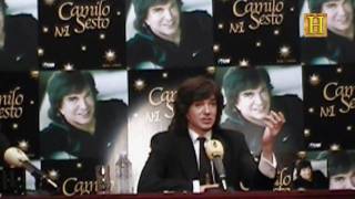 Rueda de Prensa DVD Camilo Sesto Nº1 ESTRENO [upl. by Alyhs386]