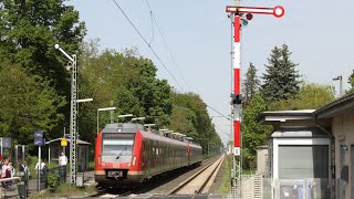 Bunter Bahnverkehr an der Blockstelle Eddersheim [upl. by Gino]