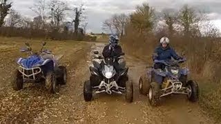 Randonnée quad Polaris Phoenix Yamaha Wolverine Goes passages bourbiers [upl. by Granny377]