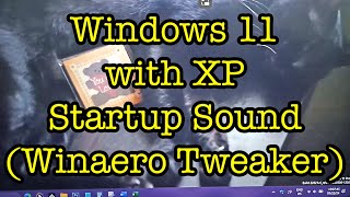 Windows 11 with Win XP Startup Sound Using Winaero Tweaker on Lenovo T480 Disabled Fast Startup [upl. by Cecil]