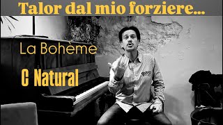 TALOR DAL MIO FORZIERE TUTORIAL FROM LA BOHÈME  GIOVANNI RIBICHESU TENOR [upl. by Yrevi]