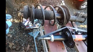 KIa Venga Project  Part 11  Front Strut Replacement [upl. by Ellehsram]