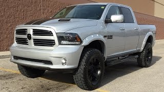 Lifted 2015 Ram 1500 Sport 4WD by RTXC  CANADA [upl. by Gardie]