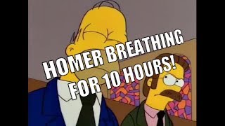 Homer Breathing for 10 Hours [upl. by Kenwee]