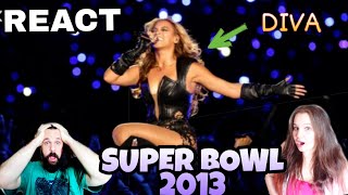 REAGINDO BEYONCÉ  SUPER BOWL 2013 REACT [upl. by Notneb]