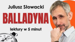 Balladyna  Streszczenie i opracowanie w 5 minut  Juliusz Słowacki [upl. by Kammerer223]