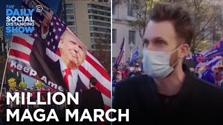 Jordan Klepper Takes On the Million MAGA March  The Daily Social Distancing Show [upl. by Ennairak]