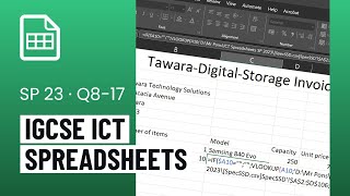 IGCSE ICT Specimen Paper 3 Website Authoring For Exams From 2023 [upl. by Yruama]