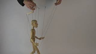 Operating a marionette walking [upl. by Adnirim]