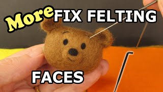 5 Tips on Needle Felting EYES MOUTHS and FACE DETAILS for Beginners [upl. by Orme894]