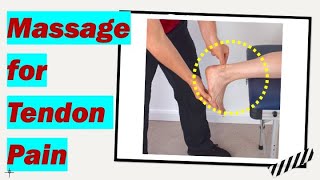 Massage for Achilles and Patellar Tendonitis Tendinosis Tendinopathy Tendon Pain PART 1 [upl. by Auhel316]