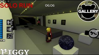 Piggy Roblox  Book 1Chapter 3 Gallery Solo Run [upl. by Llemor]