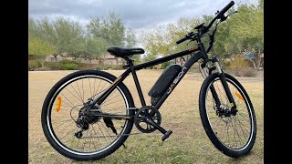 Jasion EB5 Electric Bike for Adults with 350W motor 40Miles range amp top speed of 20MPH [upl. by Annauqal]