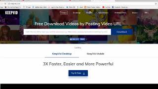 Tutorial Download Video YouTube dengan KeepVidcom [upl. by Nevile]