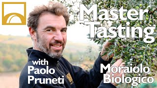 Master Tasting  Moraiolo Biologico with Paolo Pruneti [upl. by Ayeki578]