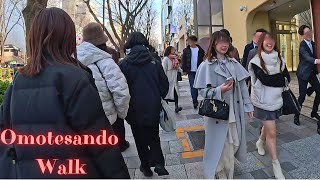 Omotesando Tokyo walk tour【4K】3202413 [upl. by Jaquiss]