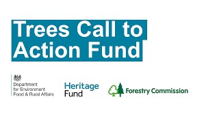 Defra Trees Call to Action Fund webinar [upl. by Knarf]