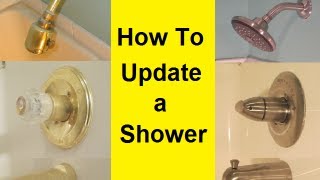 How To Update a Shower HowToLoucom [upl. by Barbey253]