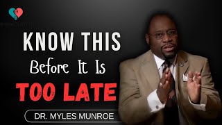 Most People Get Married For The Wrong Reasons  Dr Myles Munroe Message [upl. by Ydnolem]